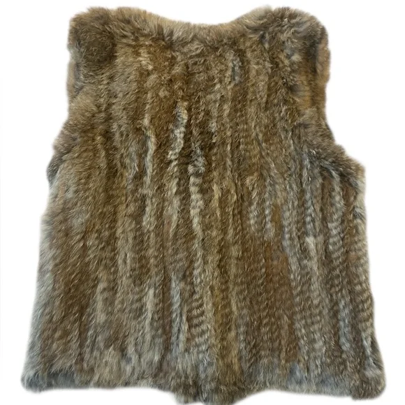 Revolve 525 America Genuine Rabbit Fur Vest - Picture 8 of 11